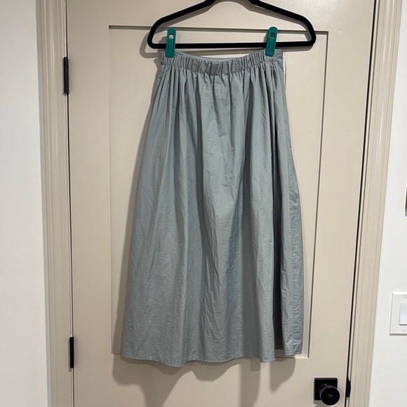 MABLE Whimsical light Blue Midi Skirt - Picture 3 of 4